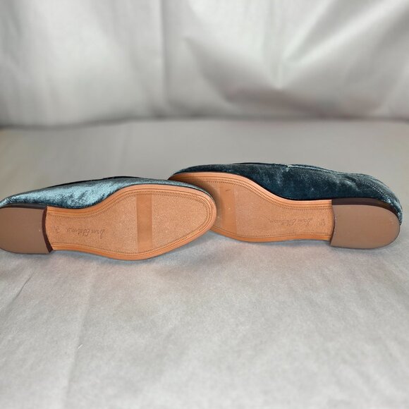 Sam Edelman Women's Loraine Teal Velvet Flats Size 5.5 - Picture 5 of 7